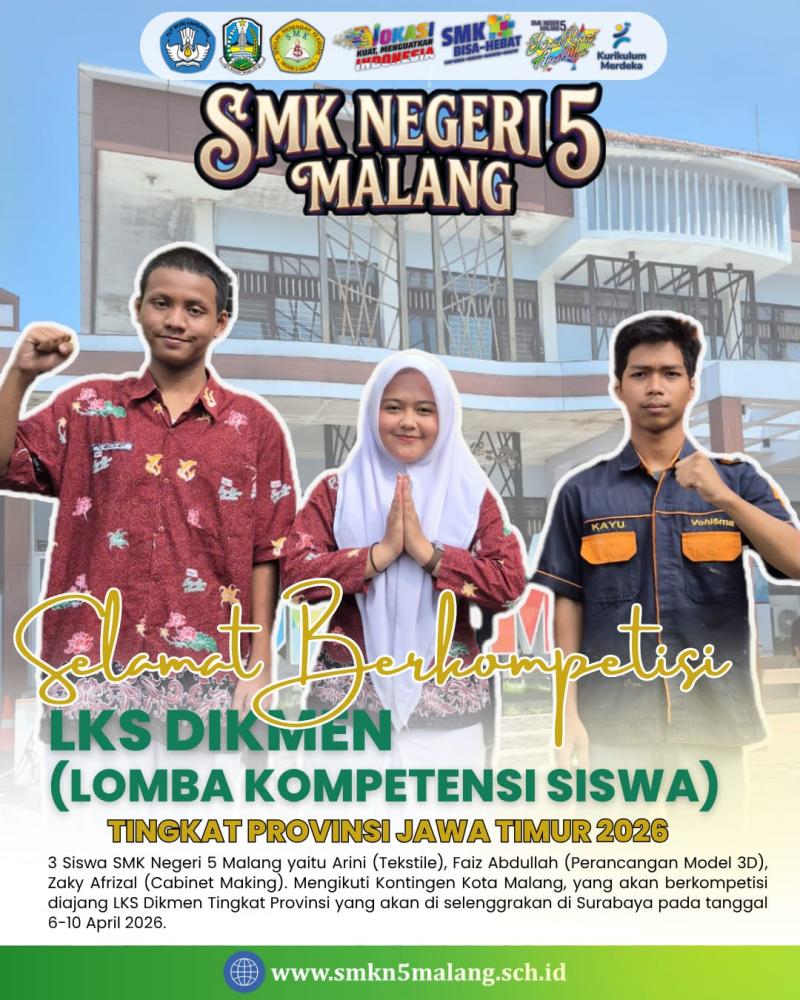 LKS DIKMEN (Lomba Kompetensi Siswa)   Tingkat Provinsi Jawa Timur 2026