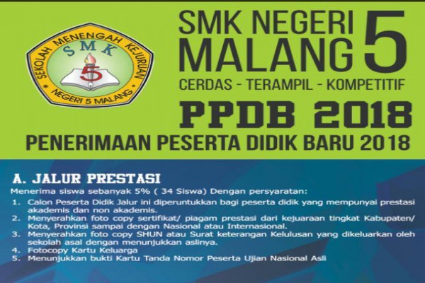 PENERIMAAN PESERTA DIDIK BARU(PPDB) 2018 2019 