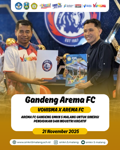 RESMI! AREMA FC GANDENG SMKN 5 MALANG