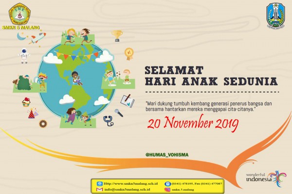 SELAMAT HARI ANAK SEDUNIA