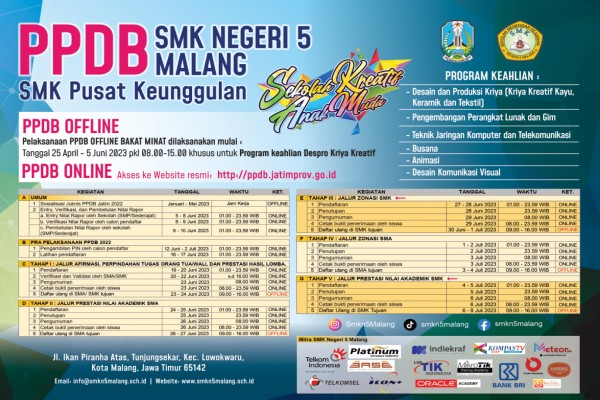 Jadwal PPDB tahun 2023/2024